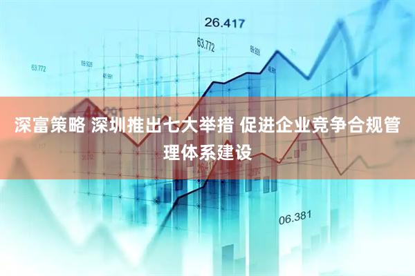 深富策略 深圳推出七大举措 促进企业竞争合规管理体系建设